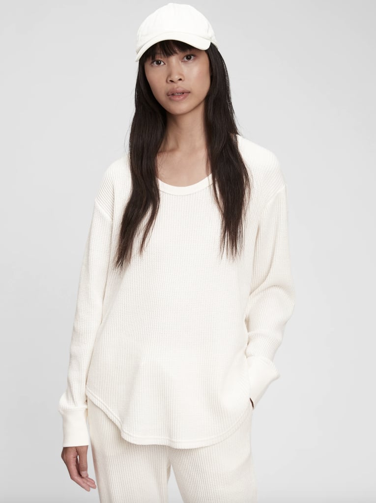 Gap Waffle-Knit Tunic T-Shirt