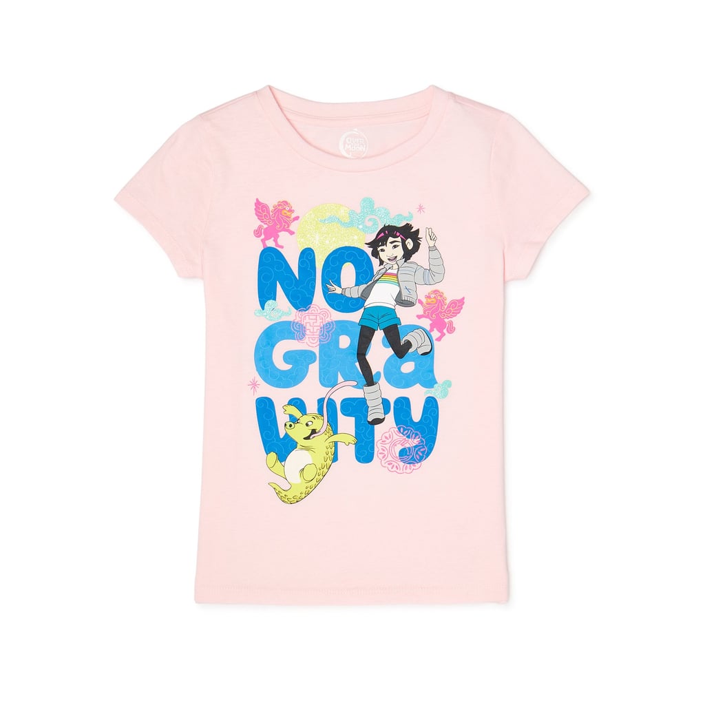 Netflix's Over The Moon Girls Glitter Graphic T-Shirt