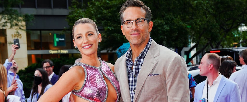 Blake Lively Joined Ryan Reynolds on the Red Carpet Wearing This Sexy, Sparkly Cutout Gown