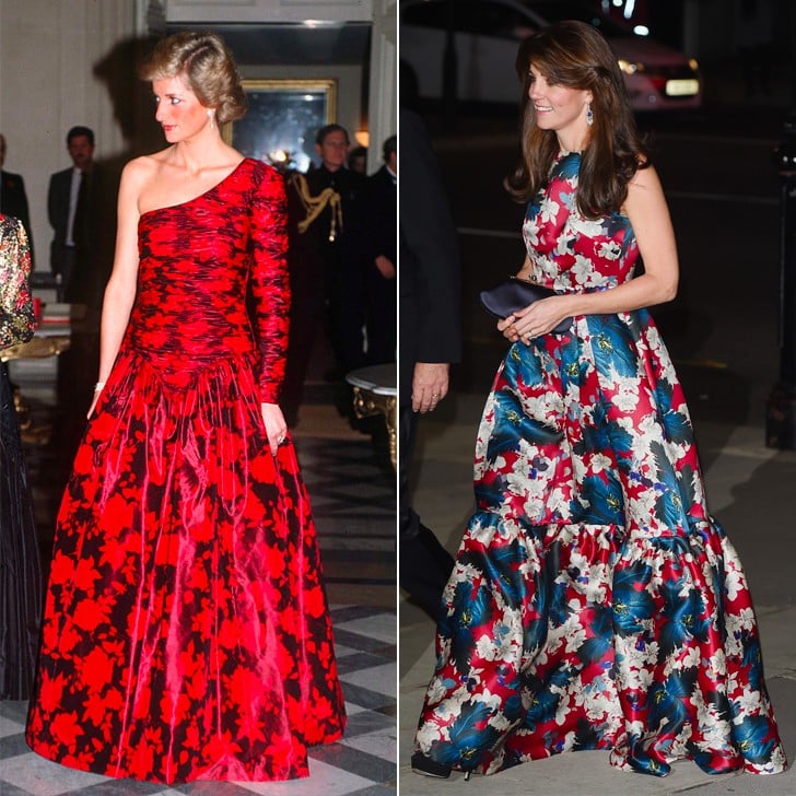 Kate Middleton And Princess Diana S Similar Style Popsugar Fashion