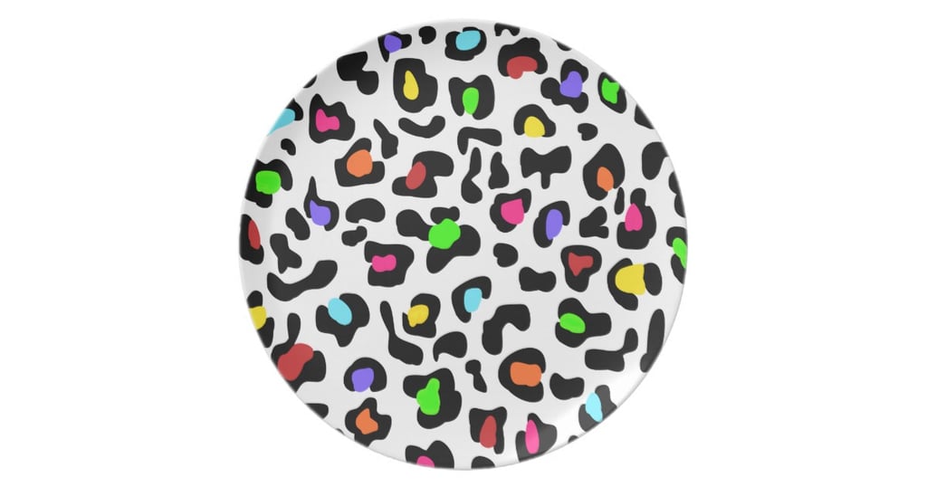 Rainbow Leopard Plate