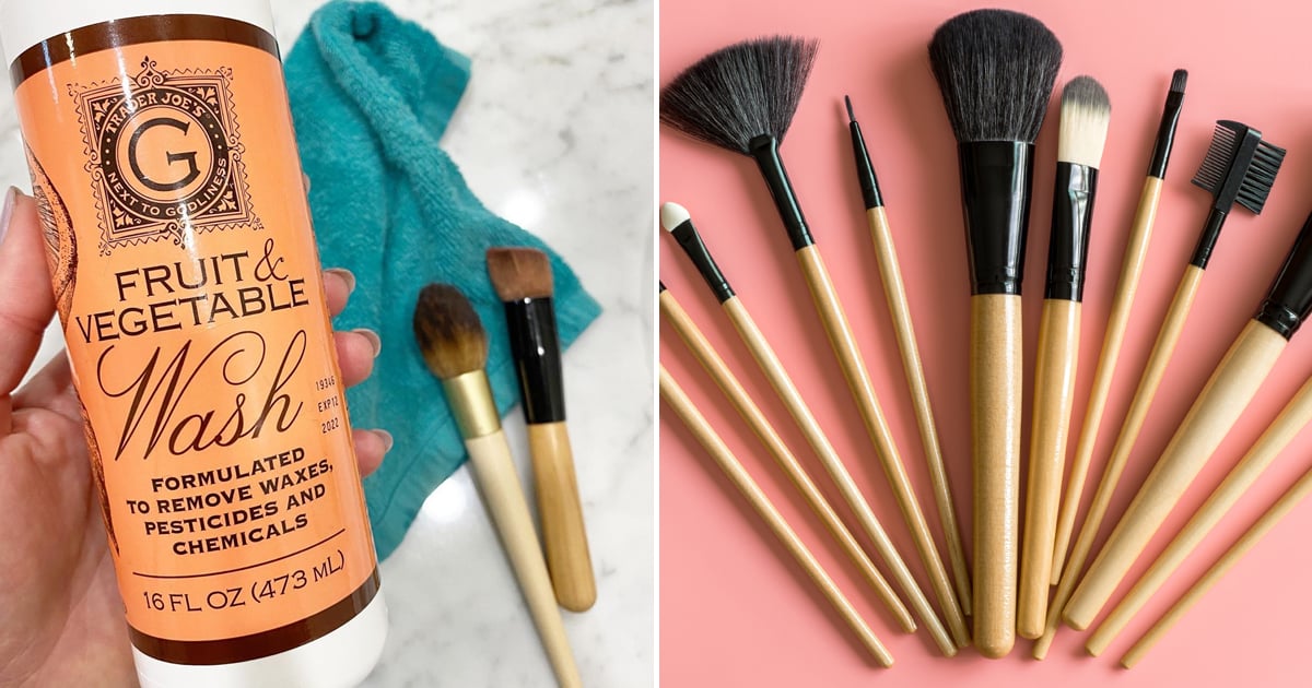Trader Joe's Fruit and Vegetable Wash Cleans Makeup Brushes POPSUGAR