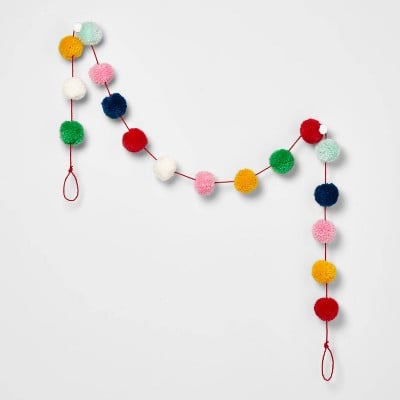 Target Multicolored Pom-Pom Garland