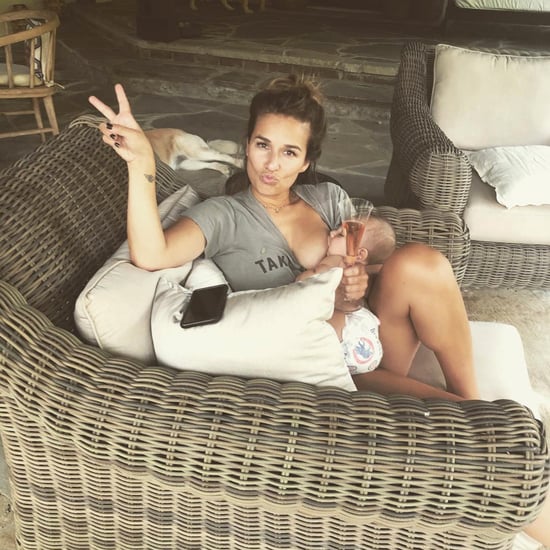 Jessie James Decker Drinking While Breastfeeding