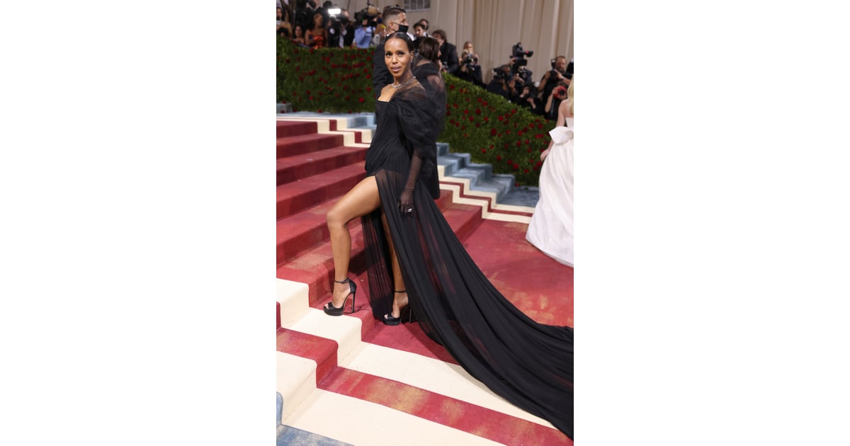 Kerry Washington in Tory Burch at the 2022 Met Gala | 13 Celebrities Who  Brought Back the Naked Dress at the 2022 Met Gala | POPSUGAR Fashion Photo 4