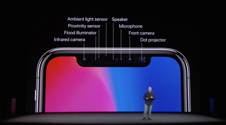 Face ID is made possible by the TrueDepth camera system.