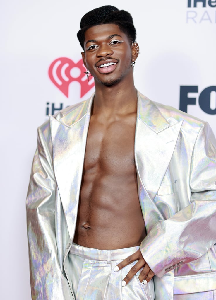 Lil Nas X's Silver Suit at the 2021 iHeartRadio Music Awards