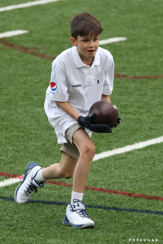 Tom Brady and Son Jack at Best Buddies Charity Match 2017 ...