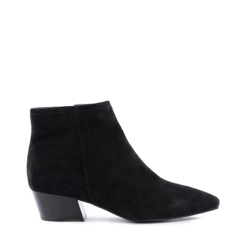 seychelles black suede booties