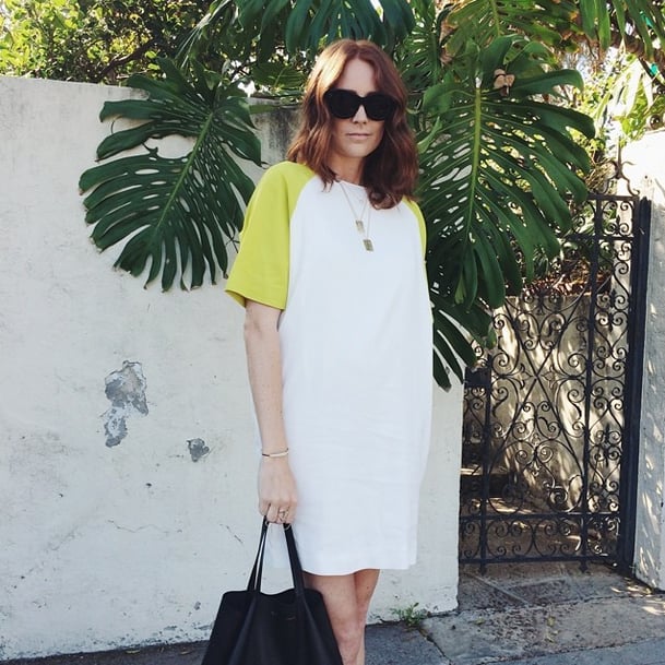An all-in-one colorblock tunic makes it supereasy to style the rest of your look — just grab your go-to accessories.
Source: Instagram user couldihavethat