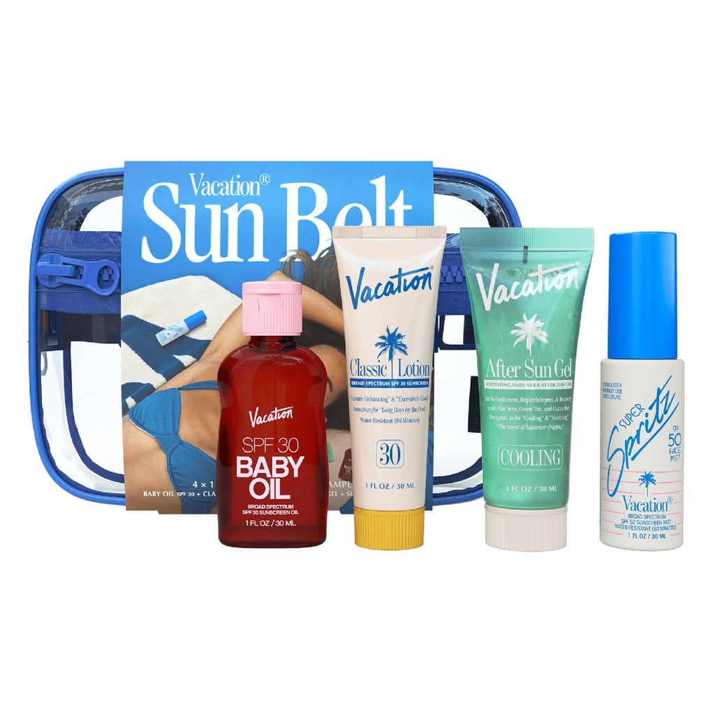Vacation Sun Belt Sampler ($30)
Friendly reminder: sunscreen is a year-round thing, not a summer-only chore. That's why this gift is far from random in the dead of winter. It features a lineup of bestsellers from Vacation — the modern-meets-retro brand everyone's obsessed with — so they can find their new favorite formula (or four).