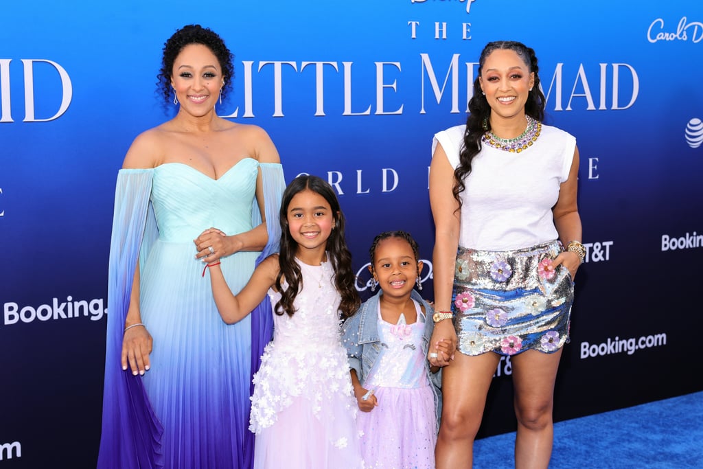 Pictured: Tamera Mowry-Housley, Ariah Housley, Cairo Hardrict, and Tia Mowry.