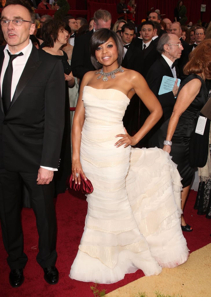 Taraji P. Henson in Roberto Cavalli at the 2009 Oscars