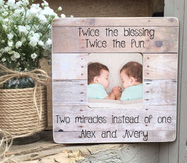 Personalized Twin Photo Frame