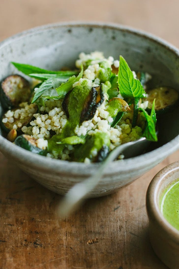 Zucchini, Mint, and Millet Salad With Cilantro Dressing