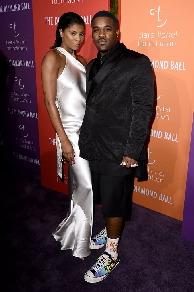 Renell Medrano and A$AP Ferg at the 2019 Diamond Ball