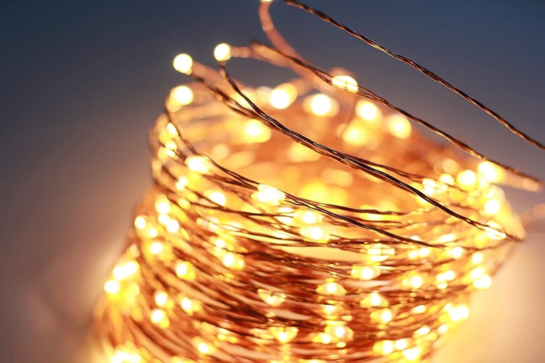 For Cozy Ambience: Starry Fairy Copper String Lights