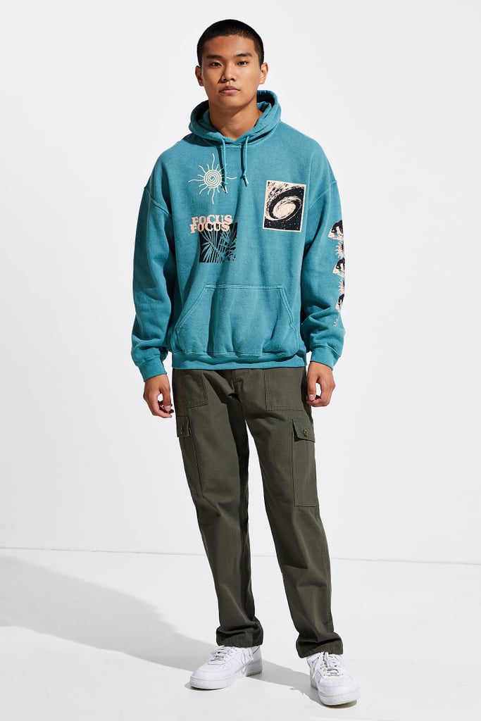 Focus Pigment Dye Hoodie Sweatshirt | Stylish Gifts For Guys Under $100 ...