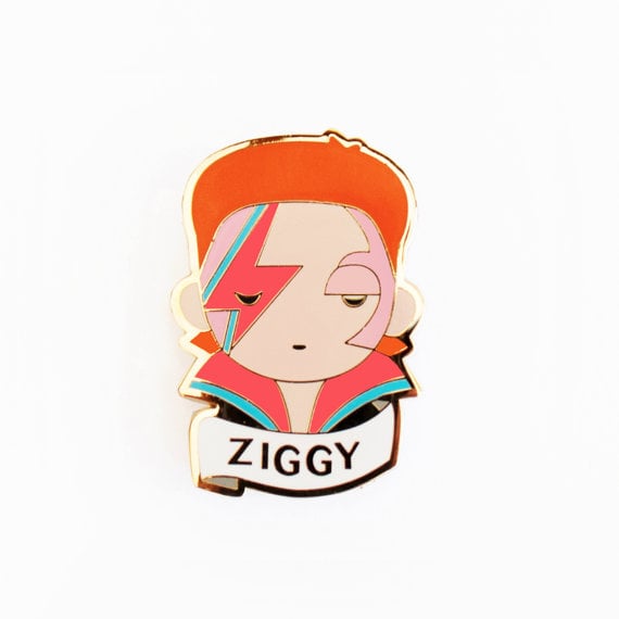 Red Energy Dome Brooch Pin - Rock Band Enamel Pin For Backpacks, Jackets & Hats - Cool Music Accessory