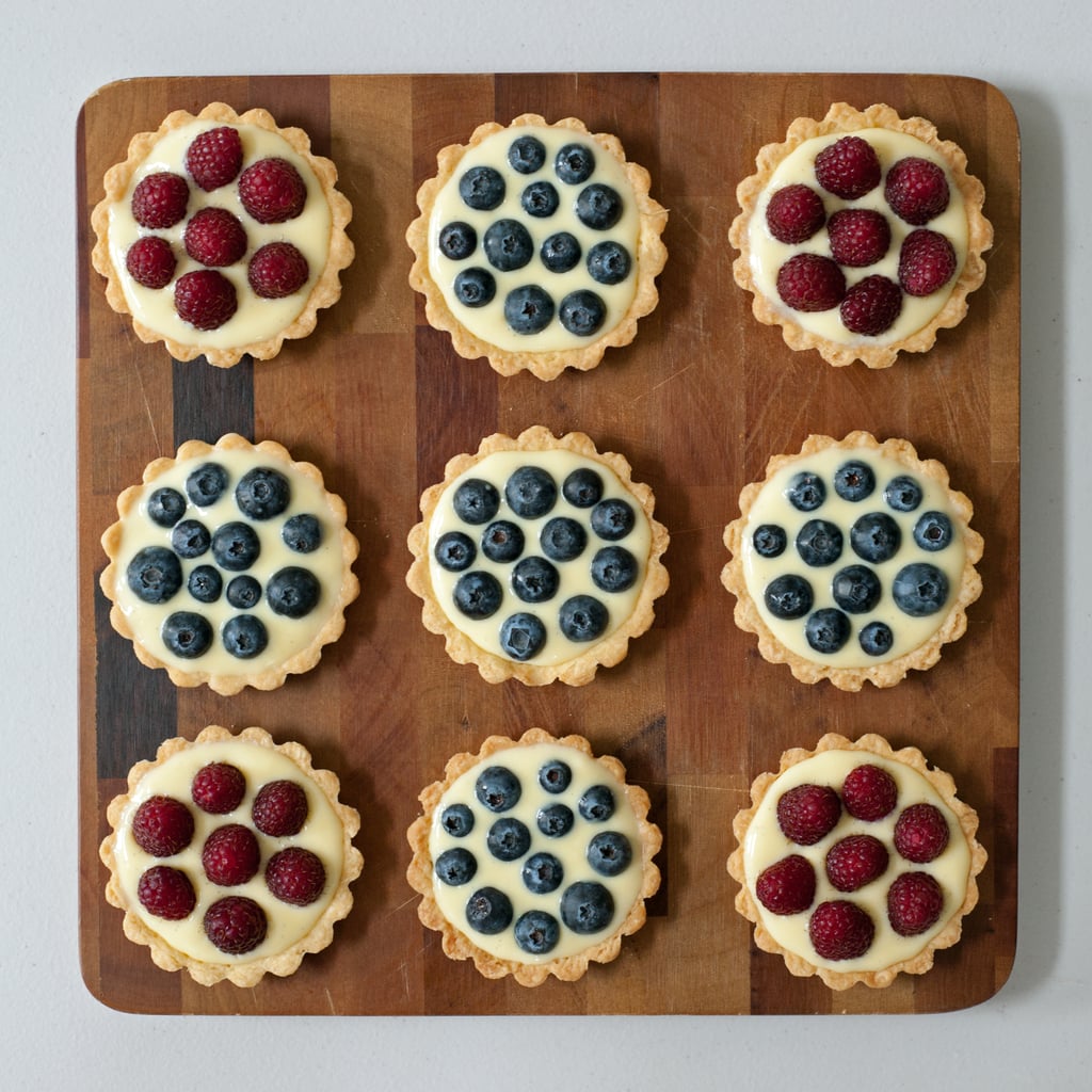 Individual tartlets are great for families with different fruit preferences. Top yours with blueberries or your little one's with raspberries.