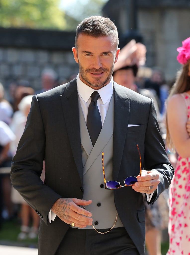 David Beckham at Royal Wedding 2018 Pictures