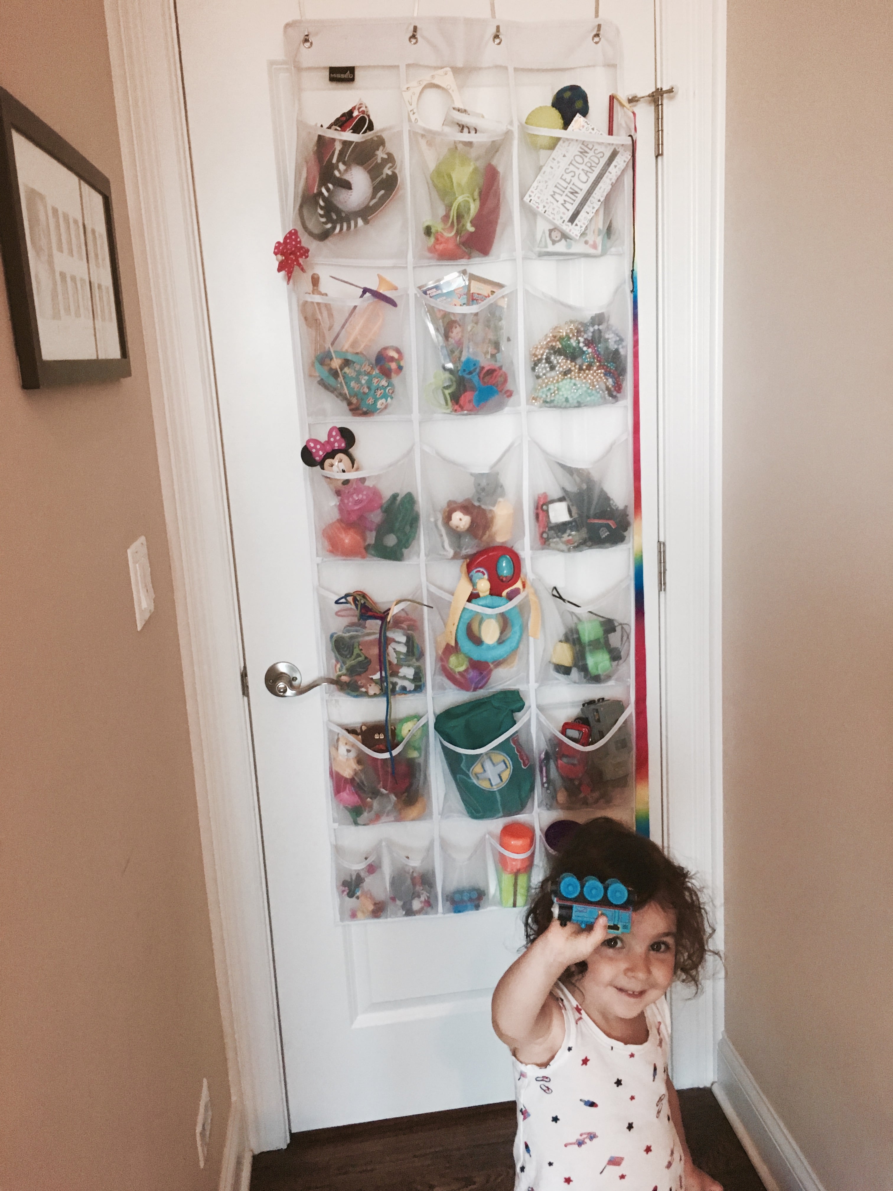 Using Hanging Shoe Organizer For Kids' Toys