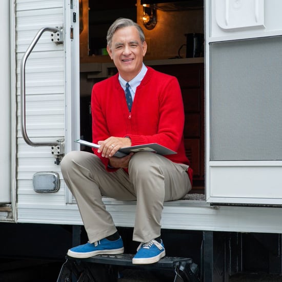 Photos of Tom Hanks as Mister Rogers