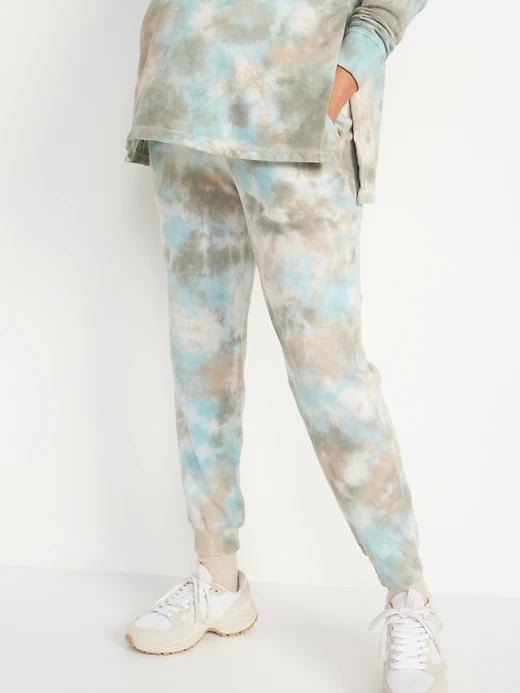 Old Navy Maternity Rollover-Waist Tie-Dye Jogger Sweatpants