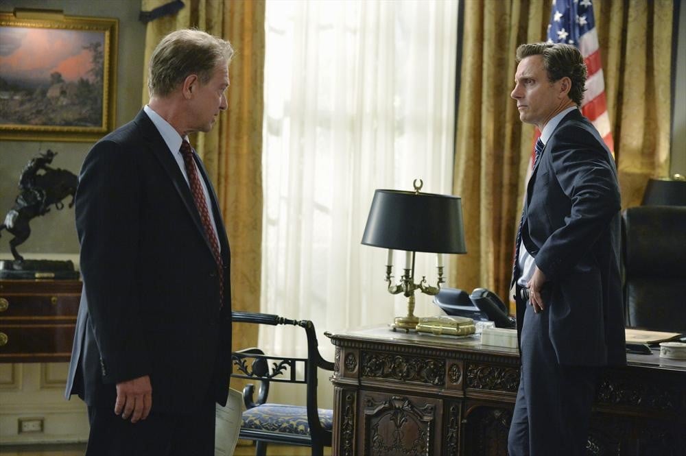 Jeff Perry as Cyrus and Tony Goldwyn as Fitz.