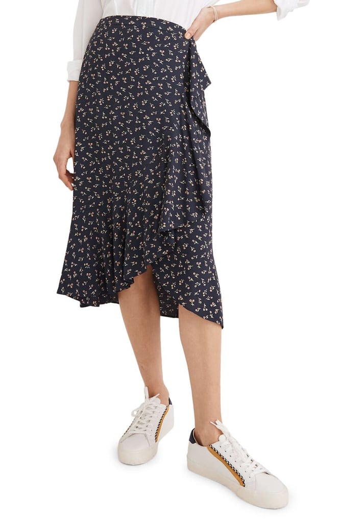 A Wrap Skirt: Madewell Ruffle Midi Skirt