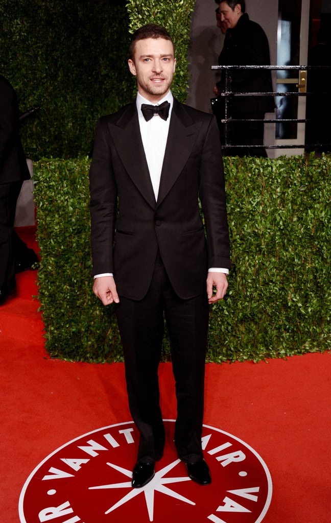 Justin dropped jaws in his sleek bow-tie look when he hit the red carpet for the Vanity Fair Oscars party in 2011.