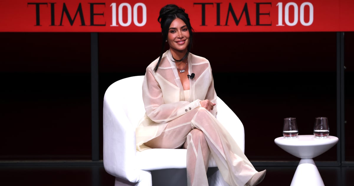 Kim Kardashian’s Sheer Suit at the Time100 Summit