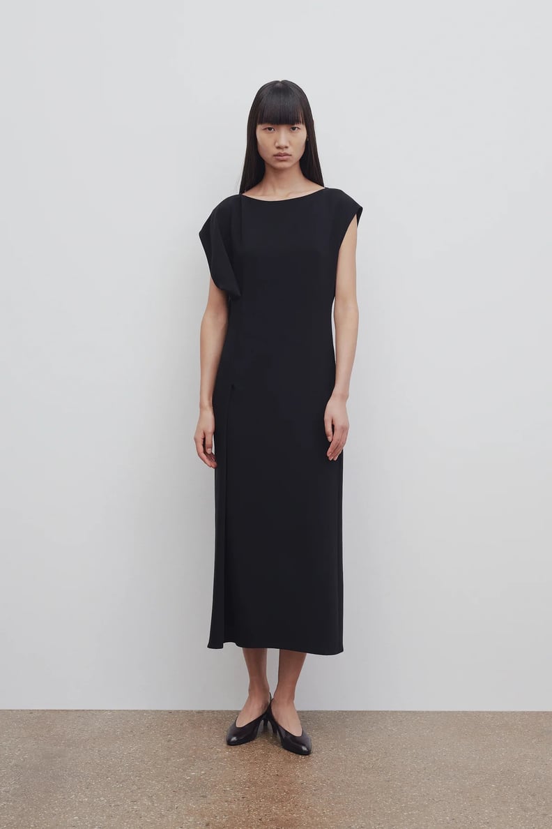 Black Dress For Funeral: The Row Blathine Dress
