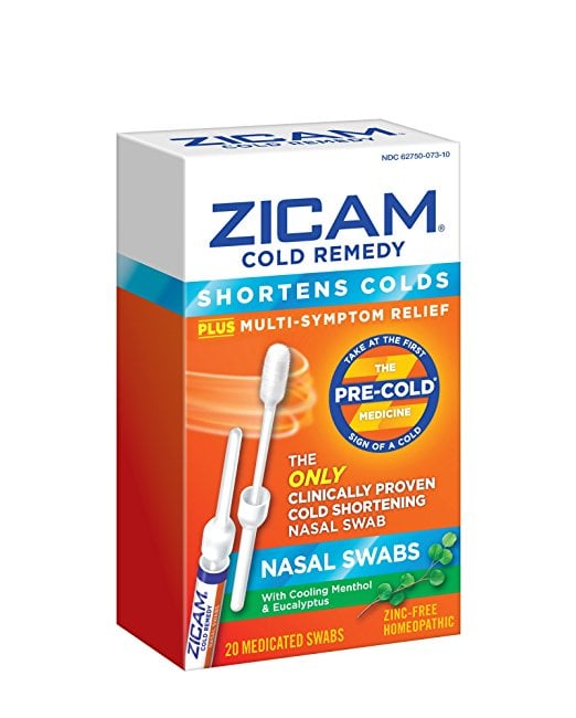 Cold Remedy Nasal Swabs