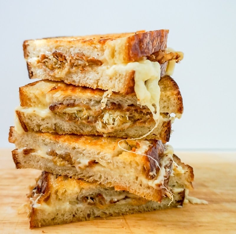 Crab Cake Grilled Cheese