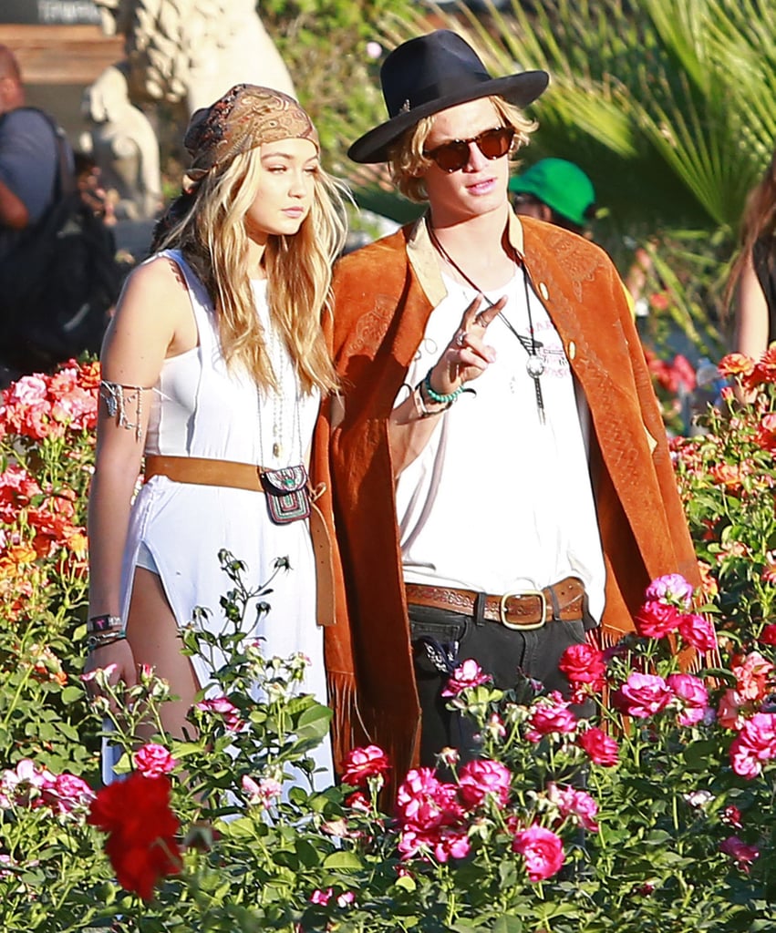 Gigi Hadid and Cody Simpson Coachella PDA 2015