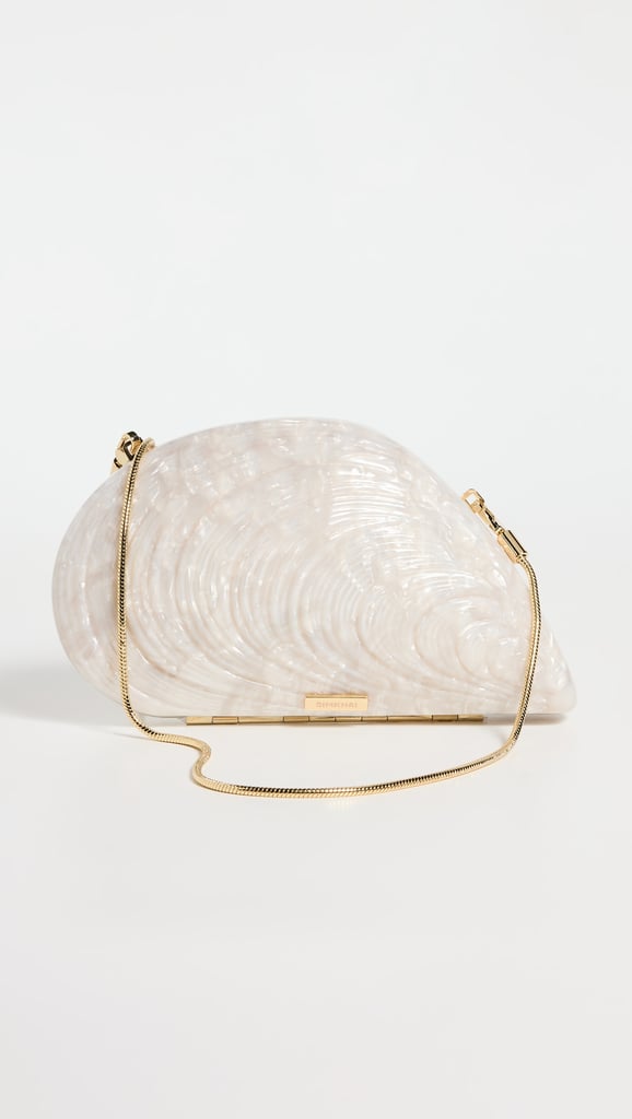 Simkhai Bridget Pearl Oyster Clutch