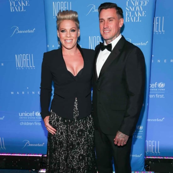 Pink and Carey Hart at UNICEF Snowflake Ball 2015