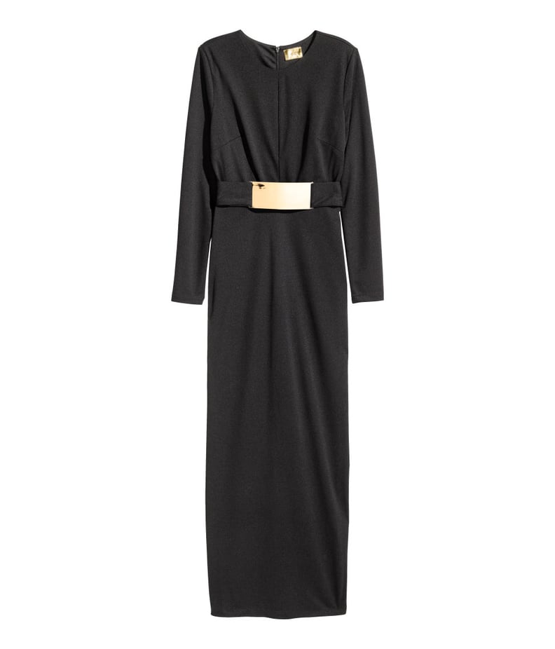 H&M Belted Maxi Dress