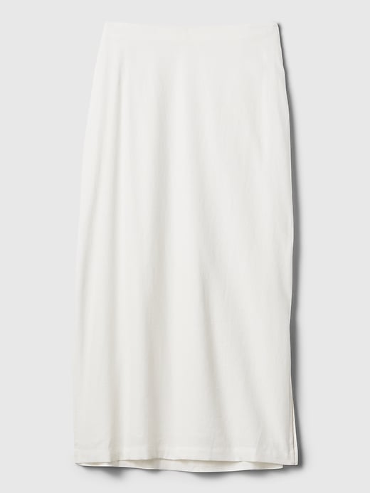 Gap Linen-Blend Maxi Skirt