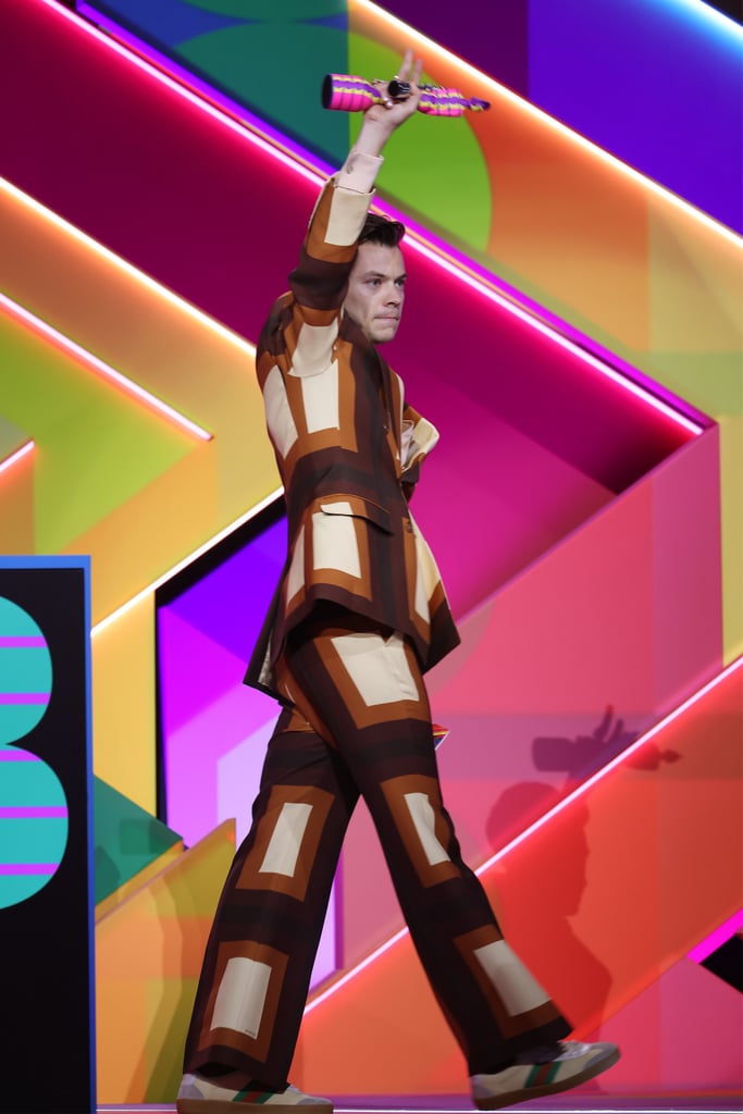 Harry Styles's Gucci Outfit at the 2021 Brit Awards