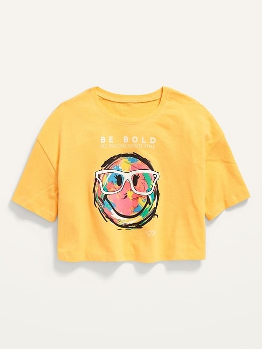 Old Navy Loose Licensed Pop-Culture Cropped T-Shirt for Girls