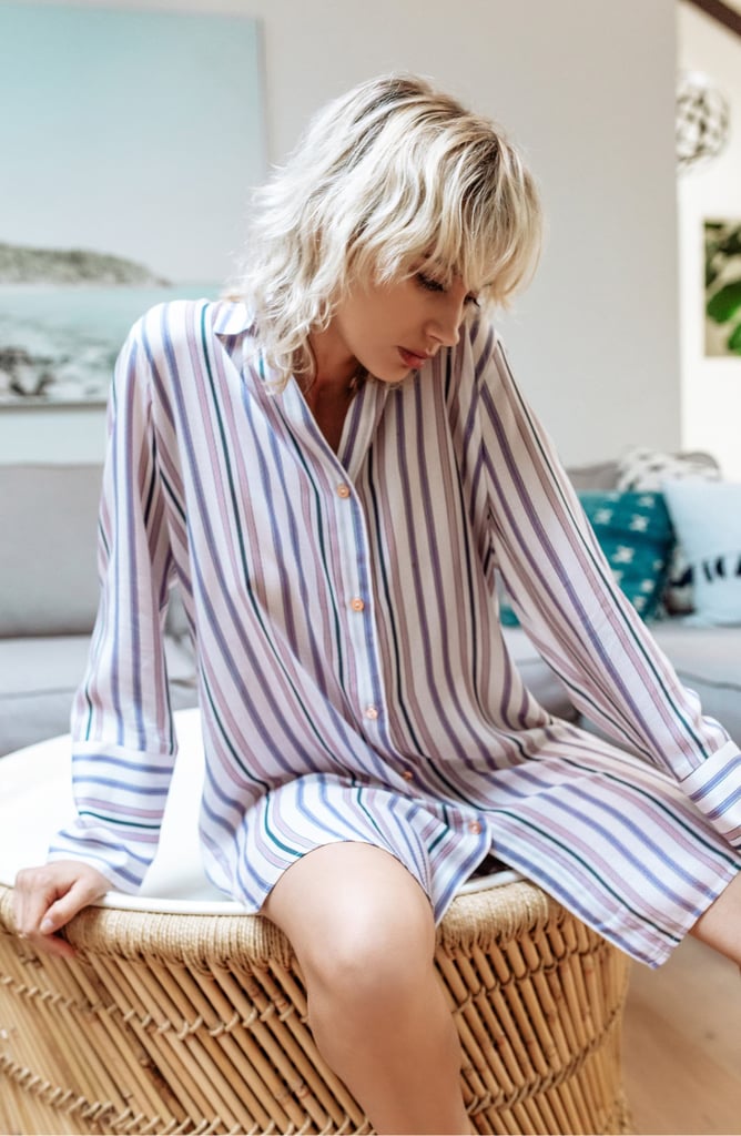 Midnight Bakery Stripe Sleep Shirt