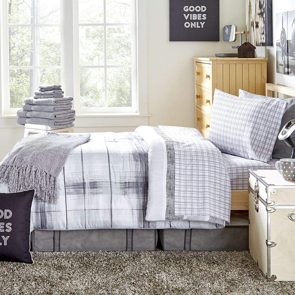 Ocm 20 Piece Comfort Pak In Andrews Plaid Believe Us You Re Going To Want All Of These College Dorm Room Bedding Sets Popsugar Home Photo 49