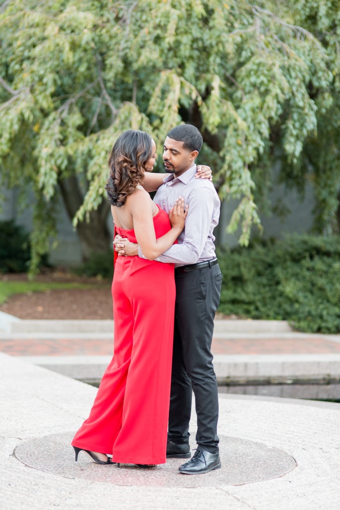 Glam Red Carpet Engagement Ideas