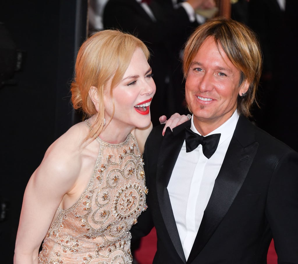 Nicole Kidman and Keith Urban at the 2017 Oscars