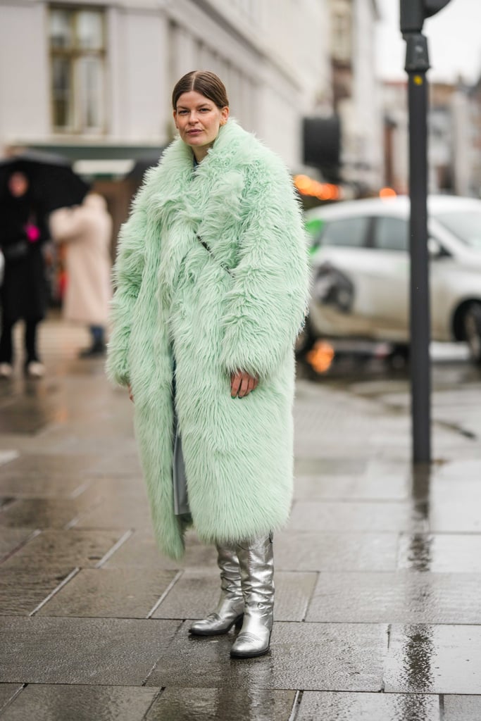 Look Back at Copenhagen AW23 Fashion Week Street Style: Textured Coats