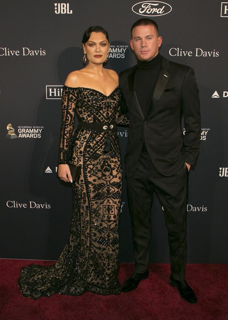 Jessie J and Channing Tatum at Clive Davis's 2020 Pre-Grammy Gala in LA