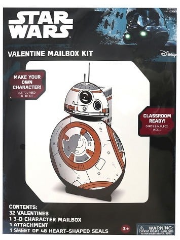 Star Wars BB8 Valentine's Day Mailbox Kit