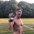 Sweating Over Chris Hemsworth Training For Men in Black Is the Only Cardio I Need Today